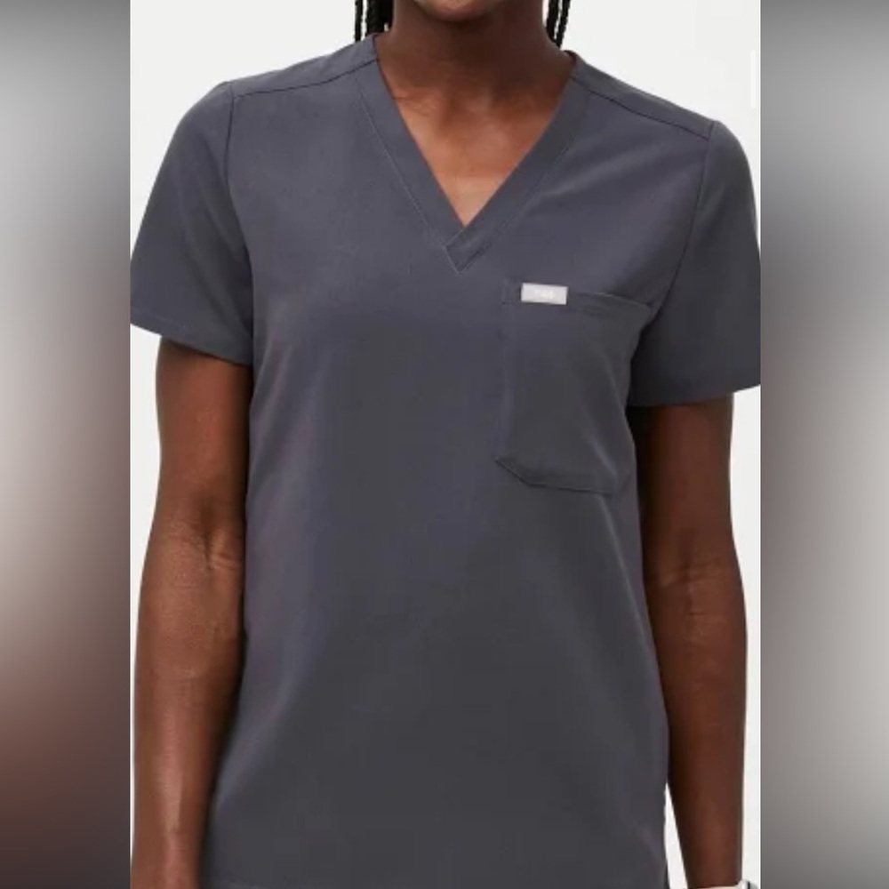 Figs charcoal Catarina top